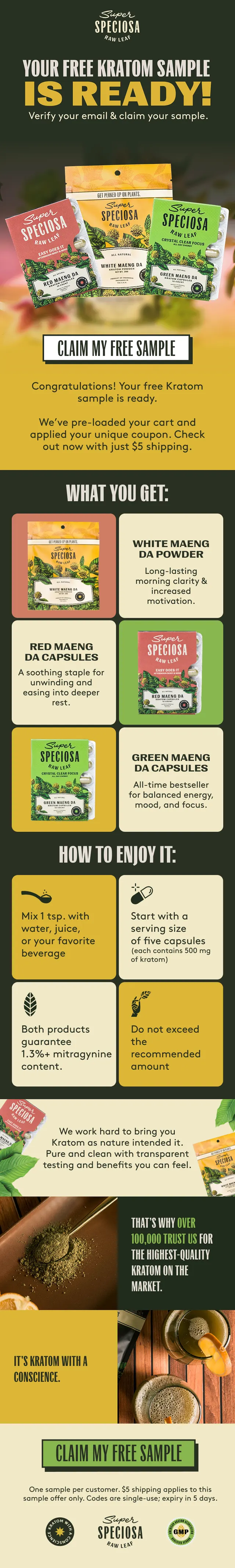 Super Speciosa — Free sample