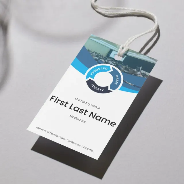 Conference badge — Photo