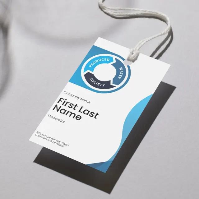 Conference badge — Curve